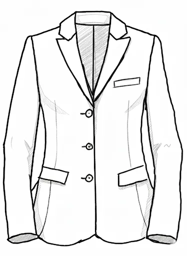 Single-Breasted Three-Button Suit