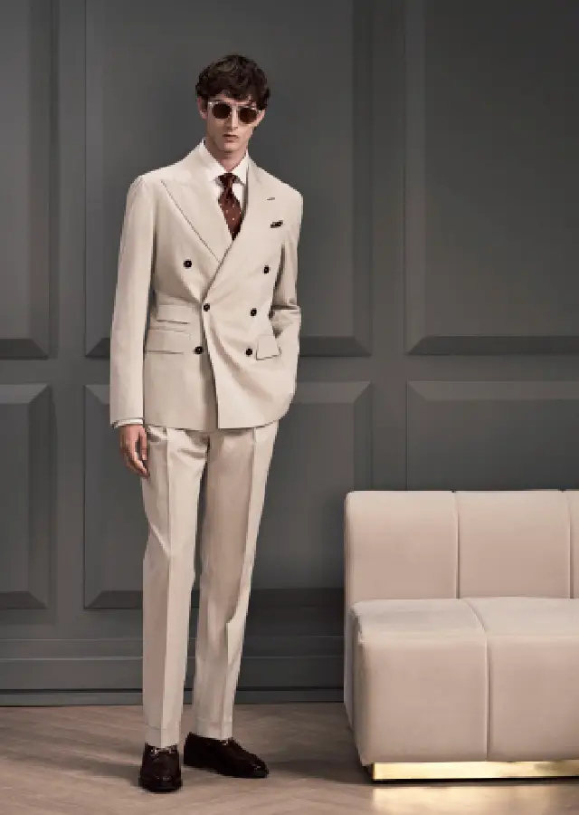 High End Men's Wool Suit