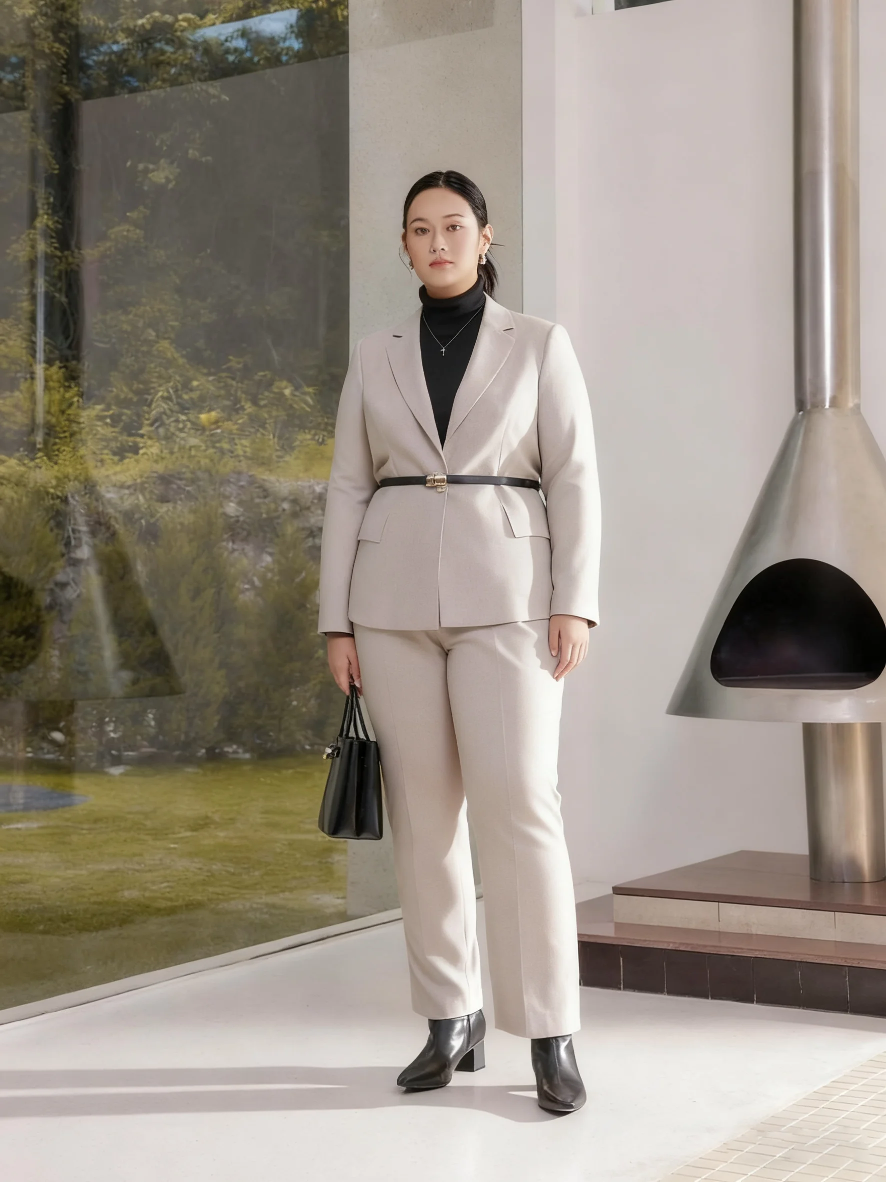 plus size female suit